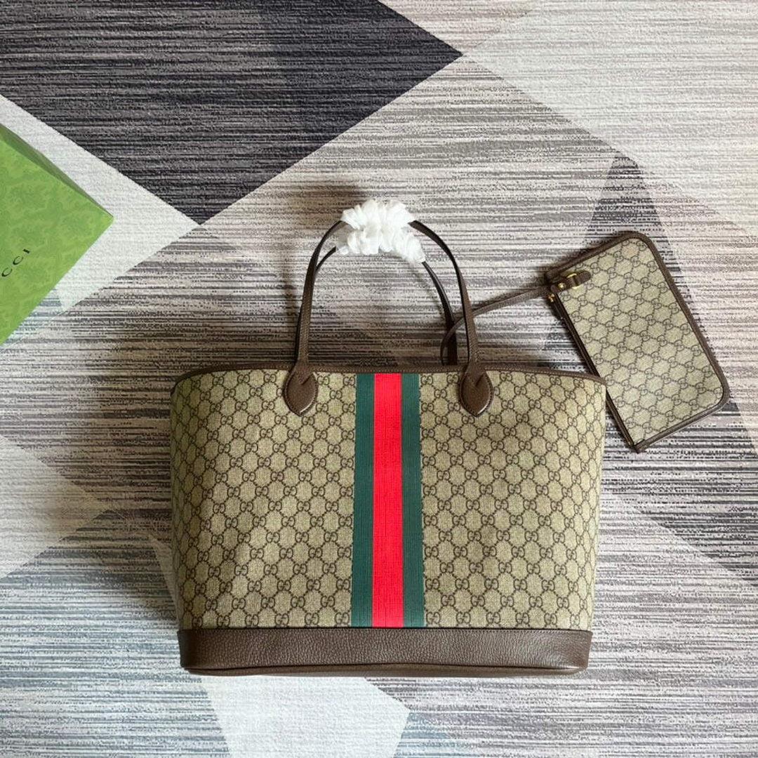 Gucci 726755 GG Large Tote Bag Brown