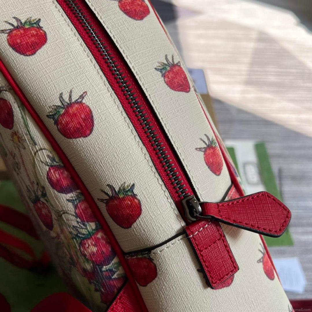 Gucci 433578 Children’s Fairy Print Backpack Red