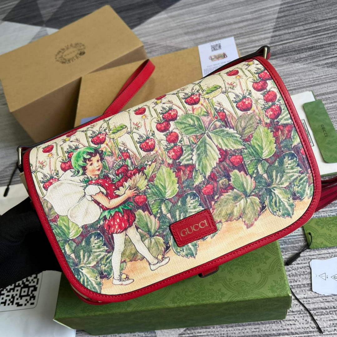 Gucci 664143 Children’s Messenger Bag Red