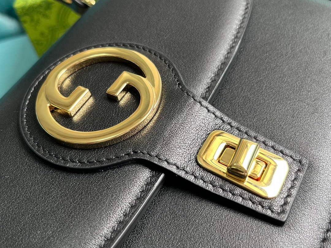 Gucci 735101 Gucci Blondie Top-handle Bag Black