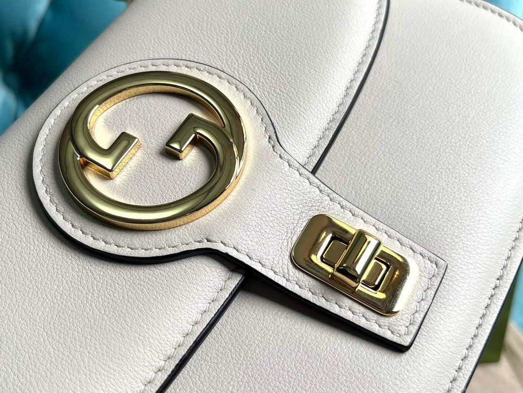 Gucci 735101 Gucci Blondie Top-handle Bag White