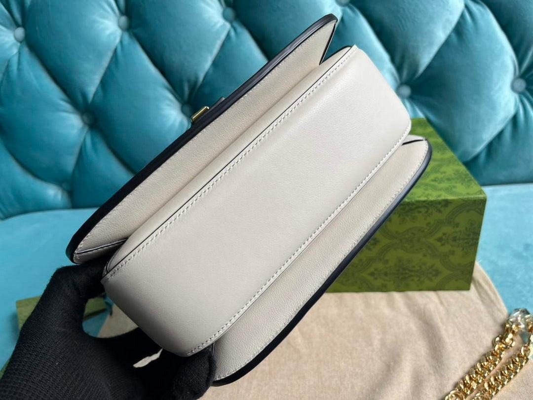 Gucci 735101 Gucci Blondie Top-handle Bag White