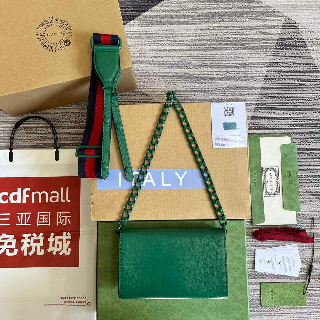 Gucci 724713 Gucci Horsebit 1955 mini bag Green