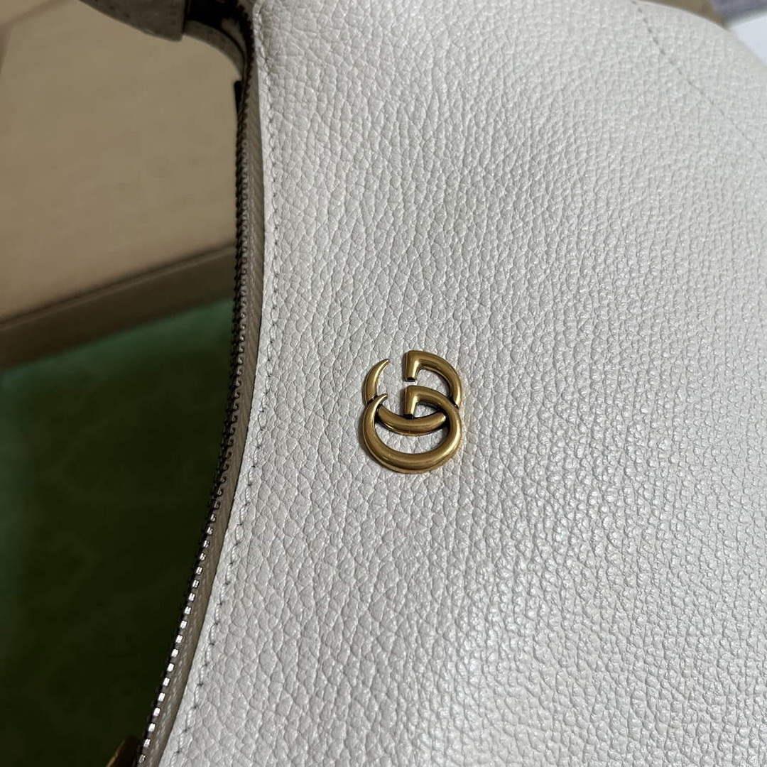 Gucci 739076 Aphrodite shoulder bag with Double G White