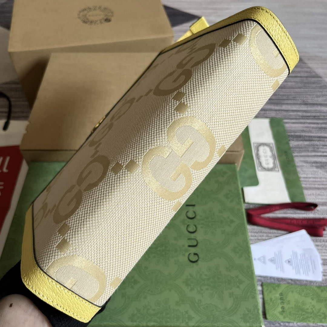 Gucci 625549 Ophidia jumbo GG pouch Banana