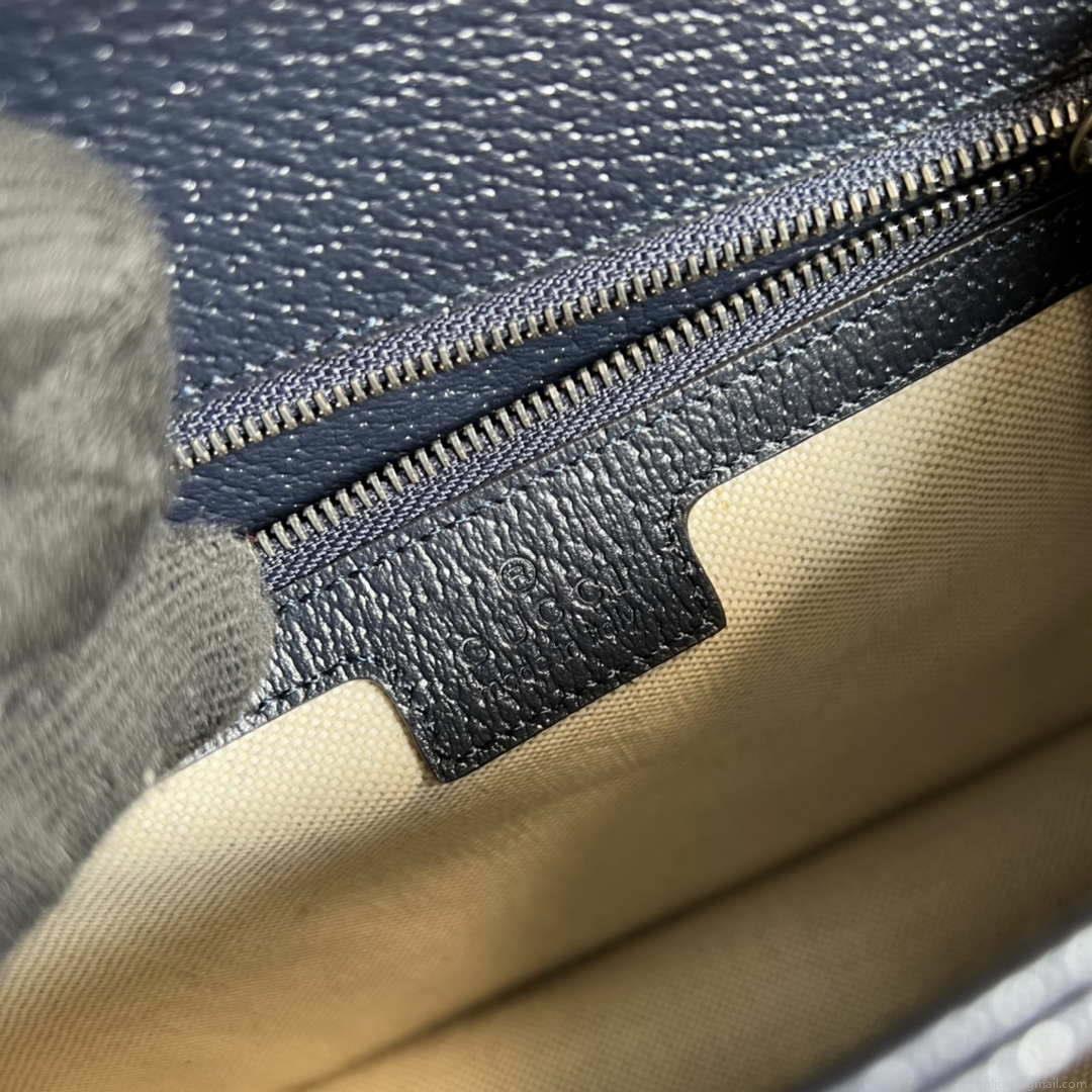 Gucci 651055 Ophidia GG small top handle bag Beige and Black