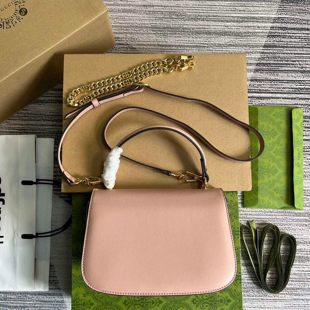 Gucci 735101 Gucci Blondie Top-handle Bag Light pink