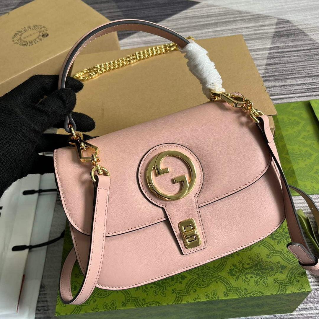 Gucci 735101 Gucci Blondie Top-handle Bag Light pink