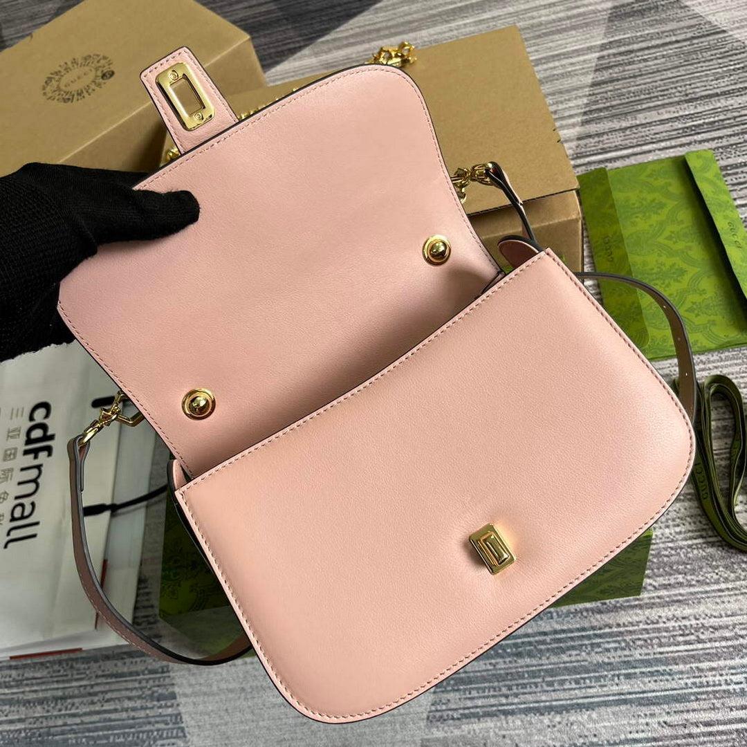 Gucci 735101 Gucci Blondie Top-handle Bag Light pink