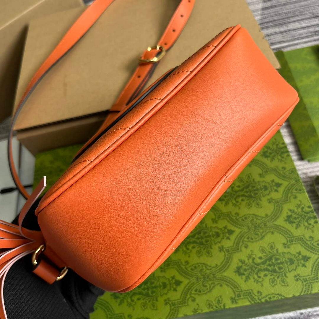 Gucci 742360 Gucci Blondie Small Shoulder Bag Orange