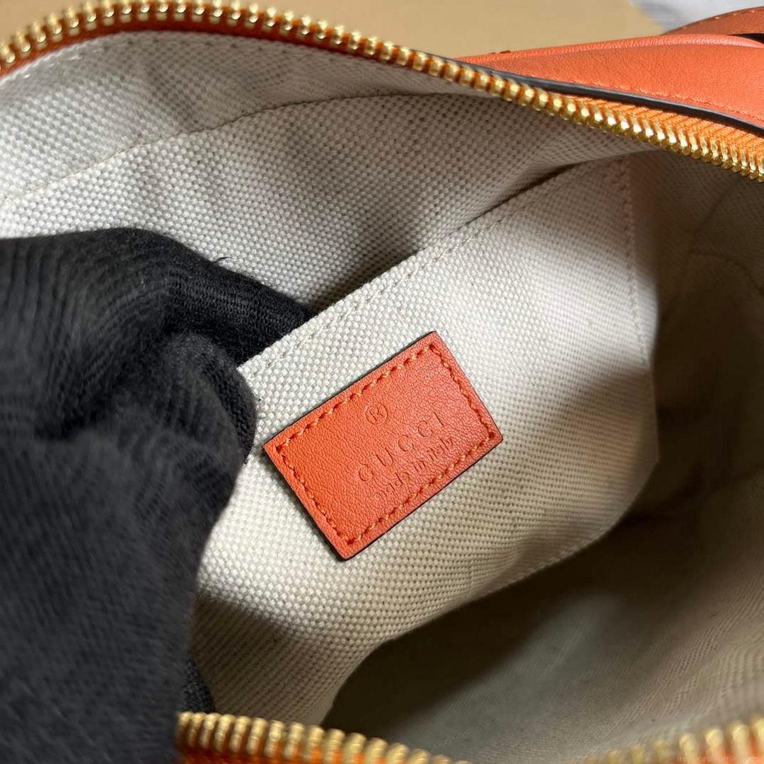 Gucci 742360 Gucci Blondie Small Shoulder Bag Orange