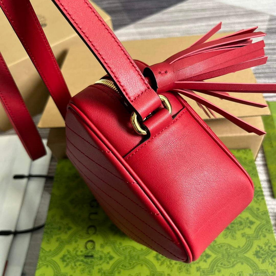 Gucci 742360 Gucci Blondie Small Shoulder Bag Red