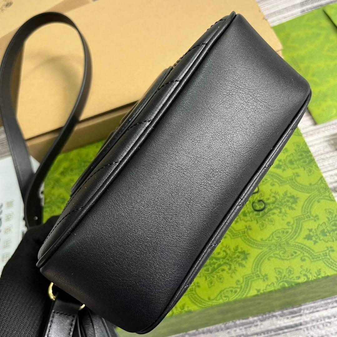 Gucci 742360 Gucci Blondie Small Shoulder Bag Black