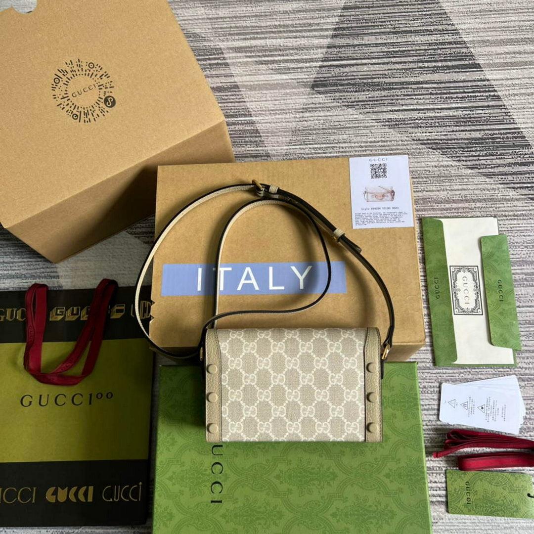 Gucci 699296 Gucci Horsebit 1955 mini bag Oatmeal