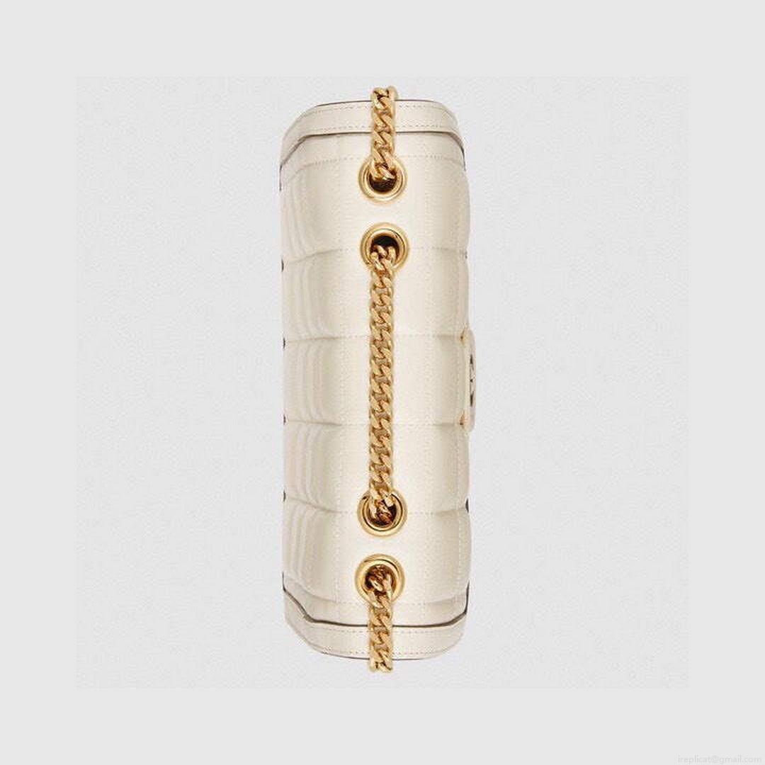 Gucci 740834 Gucci Deco Small Shoulder Bag Off white