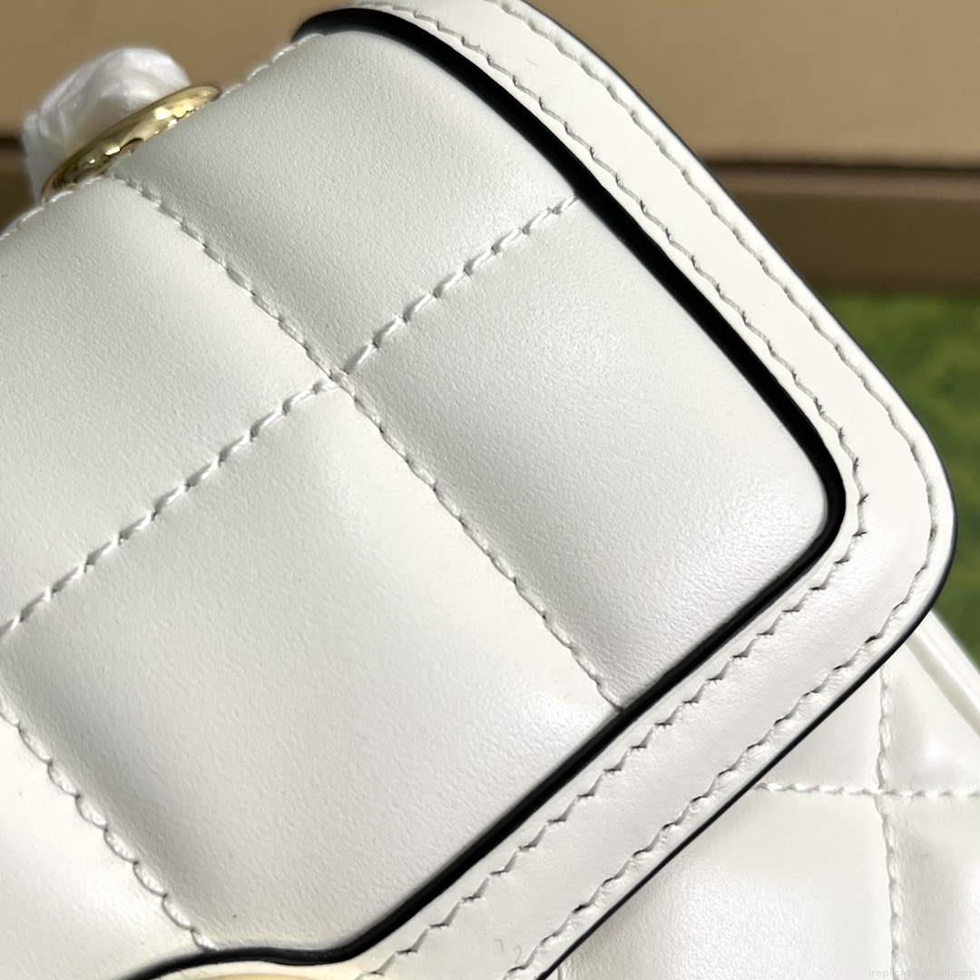 Gucci 741457 Gucci Deco mini shoulder bag White