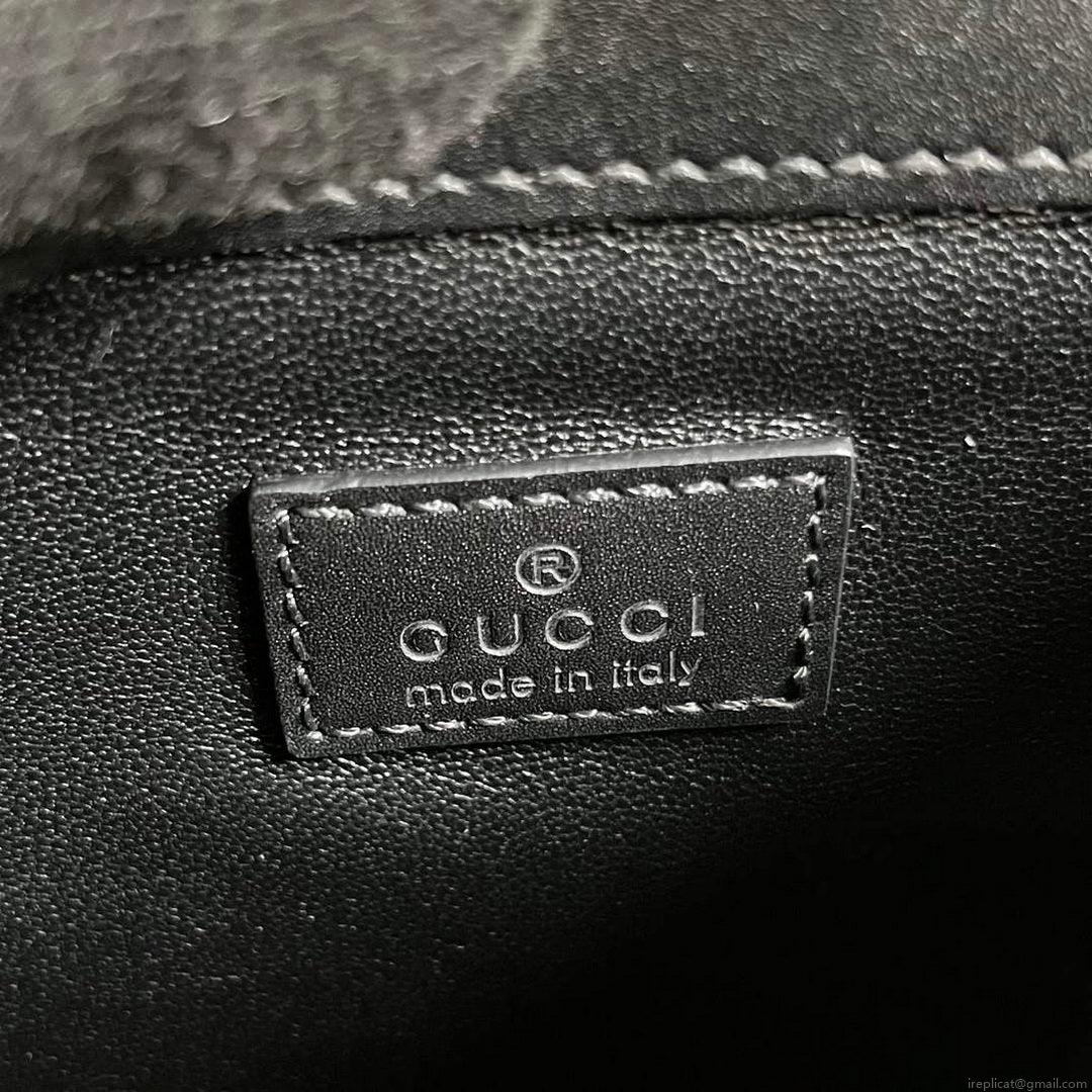 Gucci 741457 Gucci Deco mini shoulder bag Black