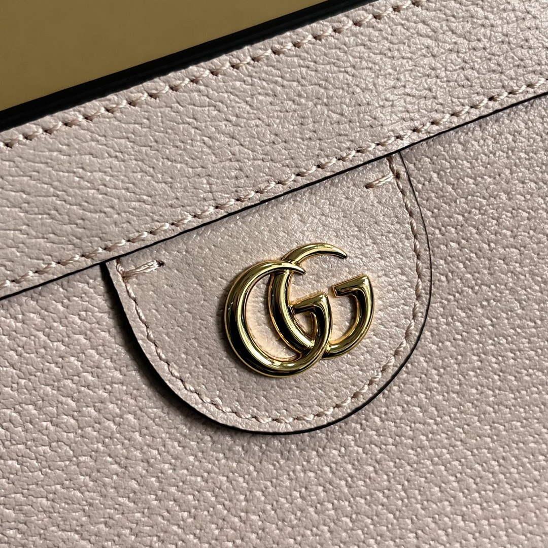 Gucci 503877 Ophidia small shoulder bag with Double G Light pink
