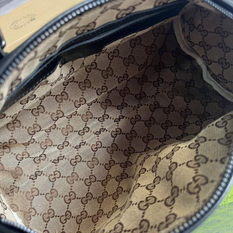 Gucci 725701 Small duffle bag with tonal Double G Black