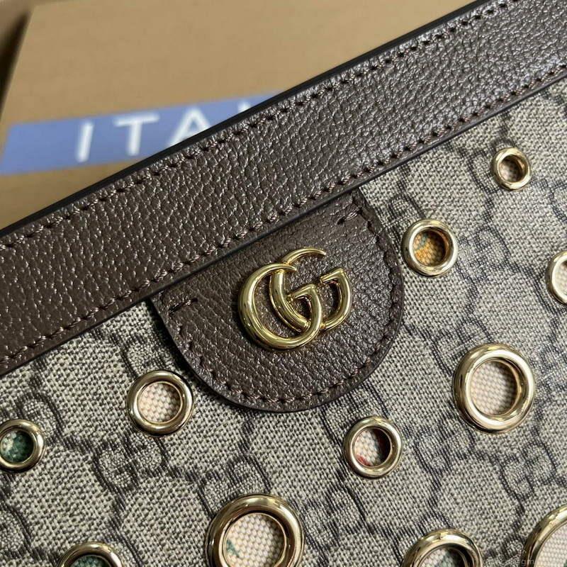 Gucci 503877 Ophidia GG small shoulder bag brown