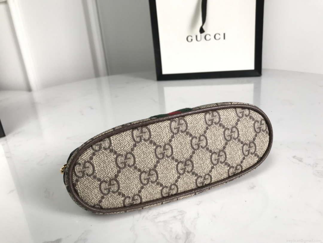 Gucci 625550 Ophidia GG medium cosmetic case Beige &ebony