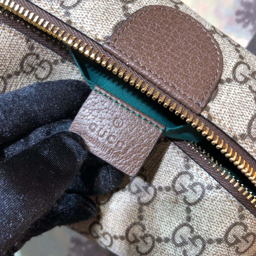 Gucci 611001 GG Ophidia GG Cosmetic Case Beige Brown