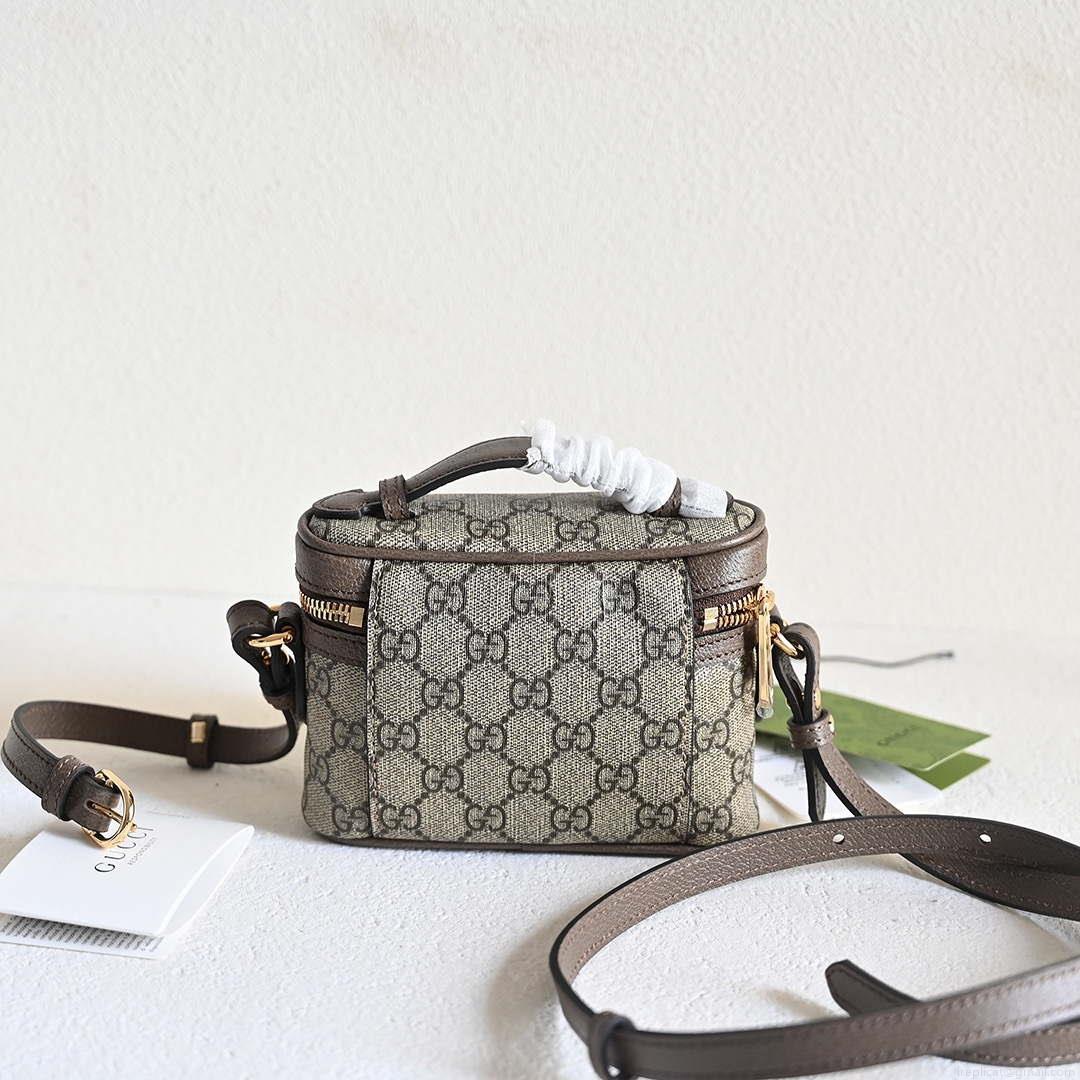 Gucci 699532 Ophidia GG top handle mini bag Beige Brown
