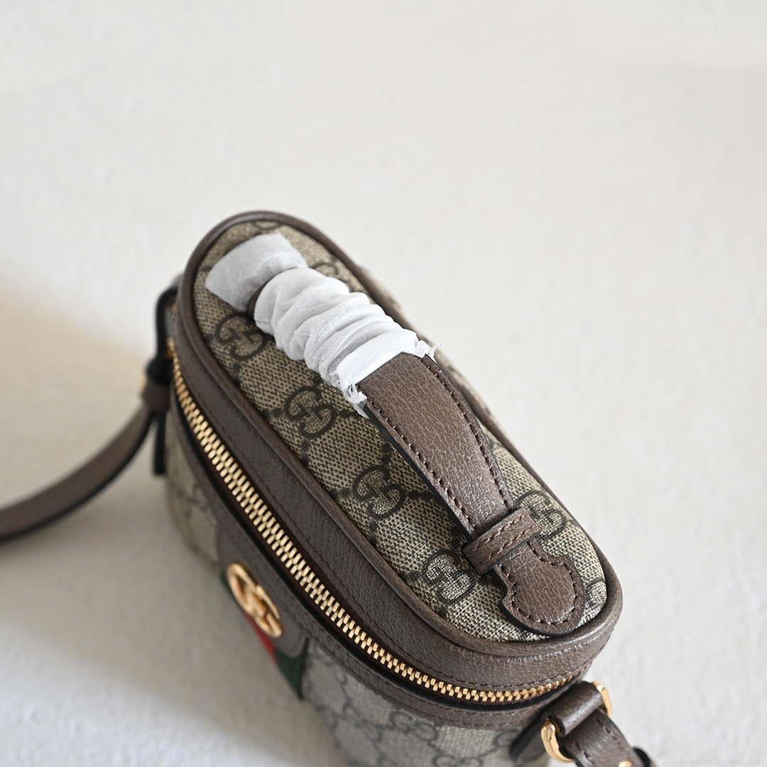 Gucci 699532 Ophidia GG top handle mini bag Beige Brown