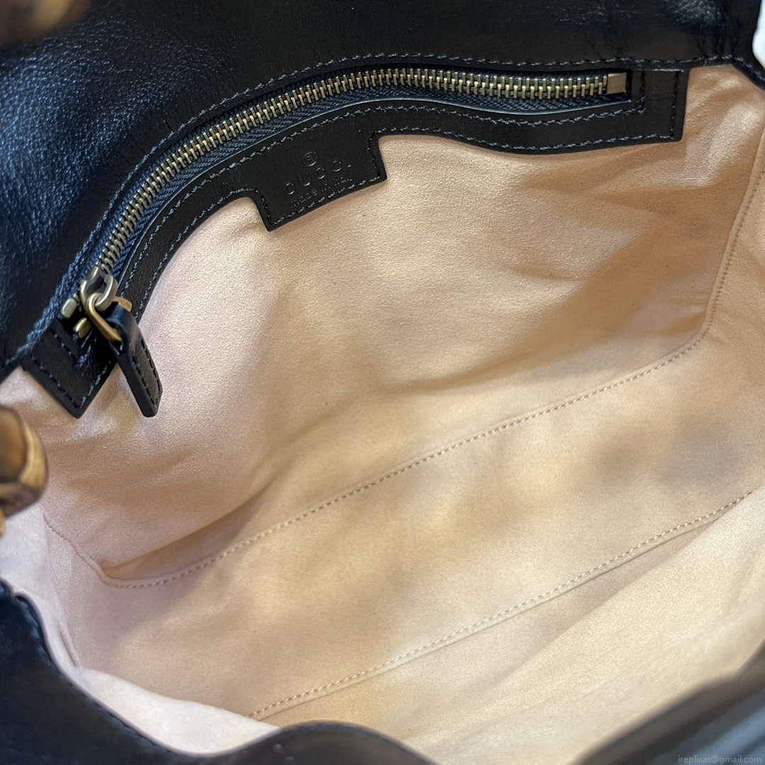 Gucci 746251 Gucci Diana Small Shoulder Bag Black