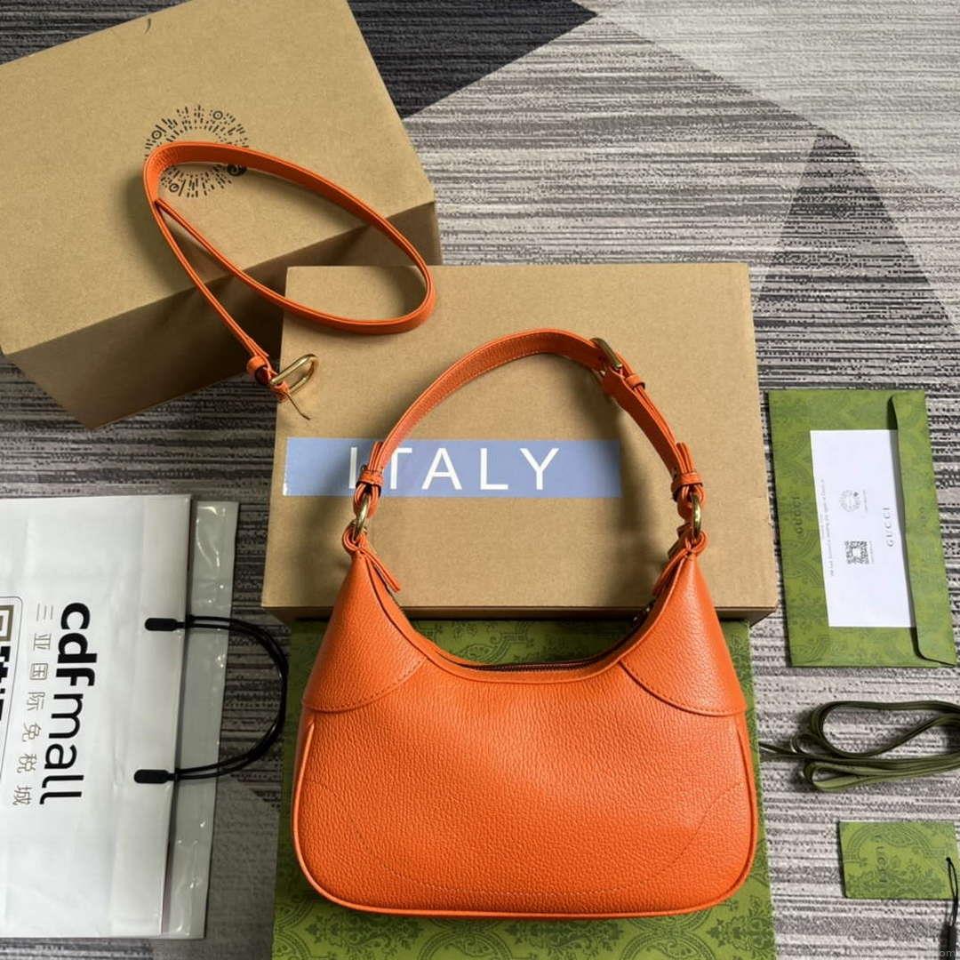 Gucci 731817 Aphrodite Small Shoulder Bag Orange