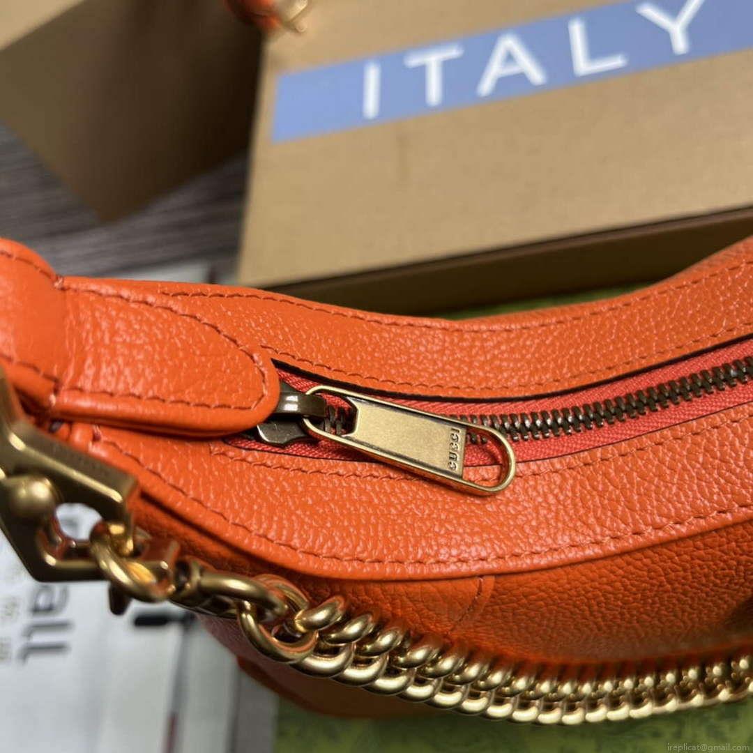 Gucci 731817 Aphrodite Small Shoulder Bag Orange