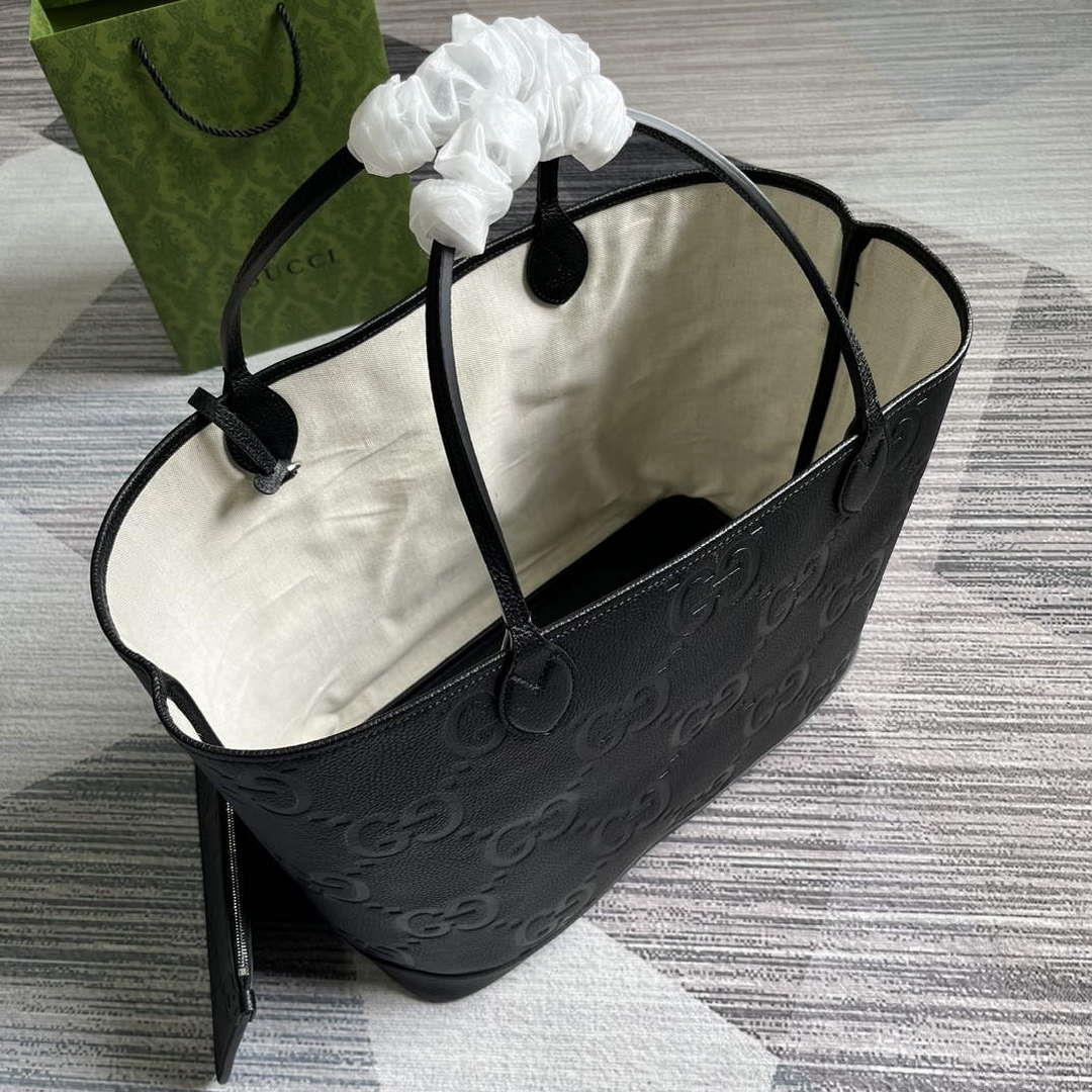 Gucci 726755 Jumbo GG large tote bag Black