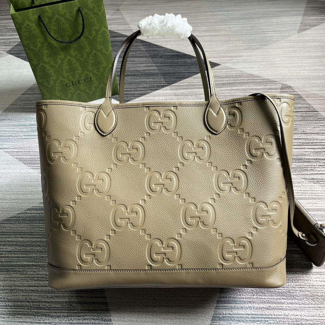 Gucci 726755 Jumbo GG large tote bag Taupe