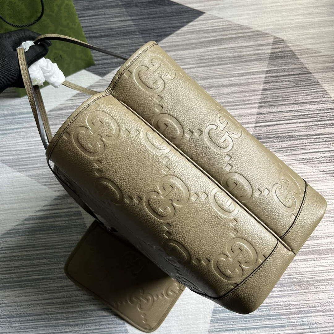 Gucci 726755 Jumbo GG large tote bag Taupe