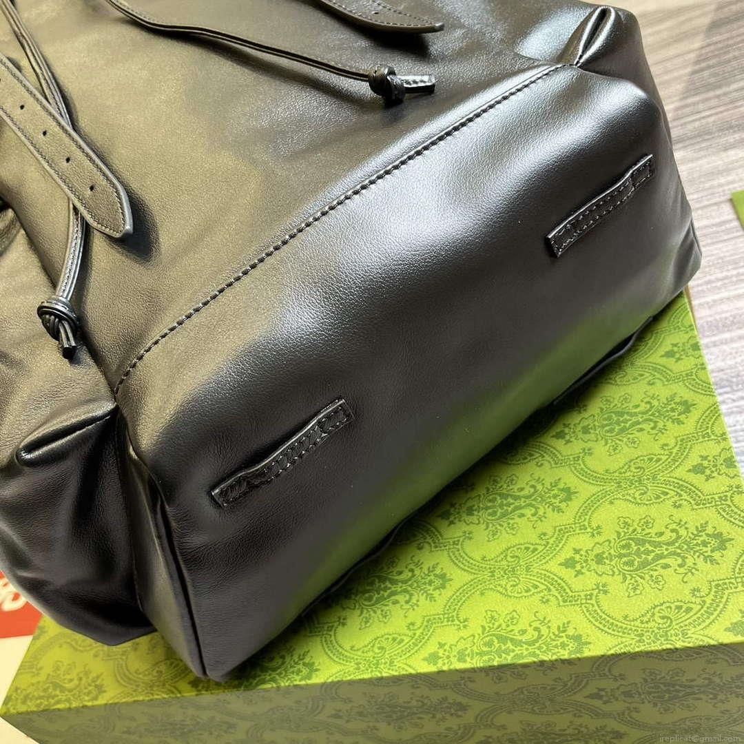 Gucci 725657 Backpack With Tonal Double G Black