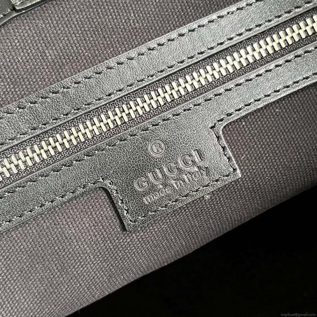 Gucci 739684 GG Marmont Large Tote Bag Black