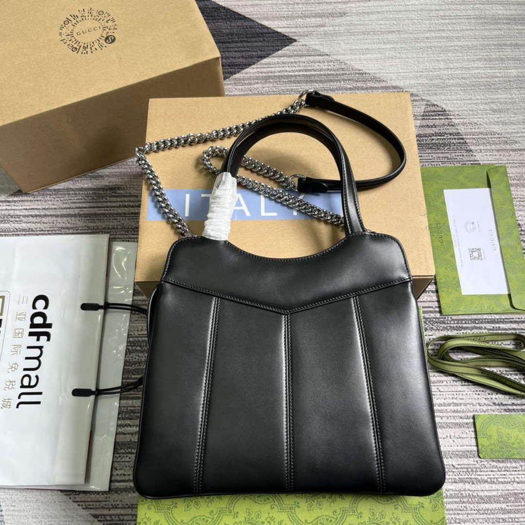 Gucci 745918 Petite GG Small Tote Bag Black