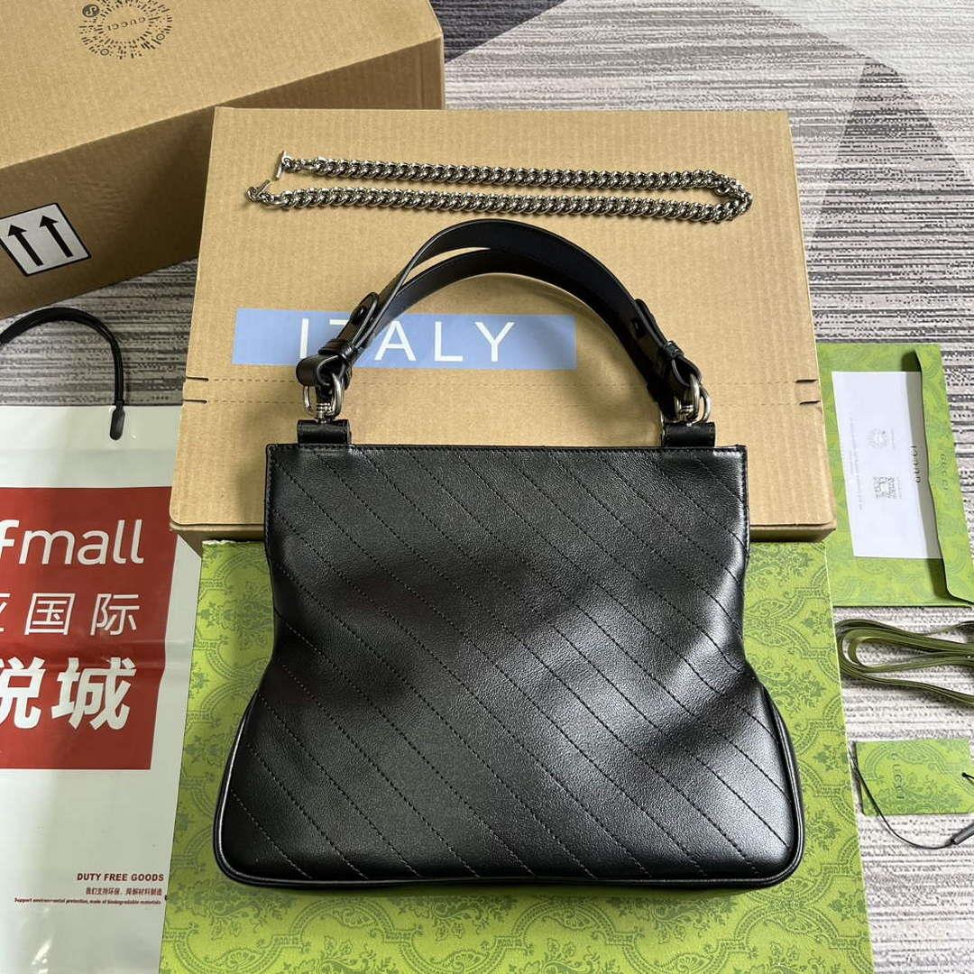 Gucci 751518 Gucci Blondie Small Tote Bag Black