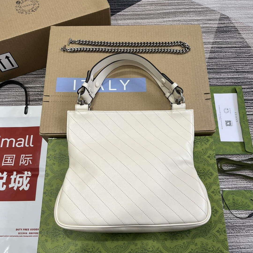 Gucci 751518 Gucci Blondie Small Tote Bag White