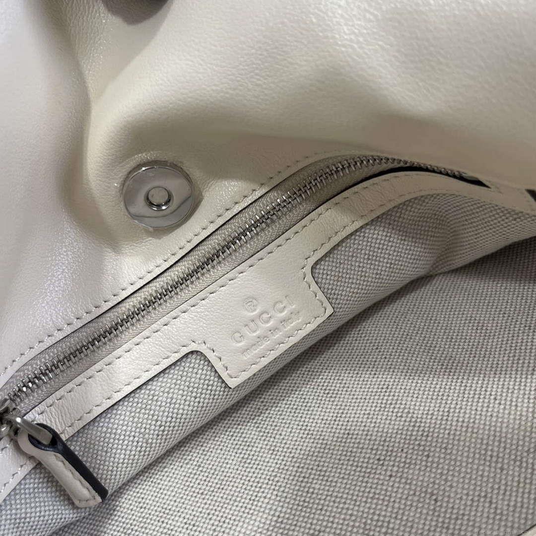 Gucci 751518 Gucci Blondie Small Tote Bag White