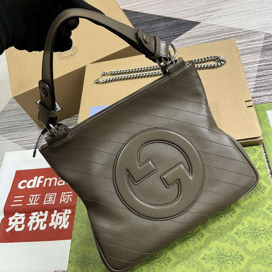 Gucci 751518 Gucci Blondie Small Tote Bag Brown