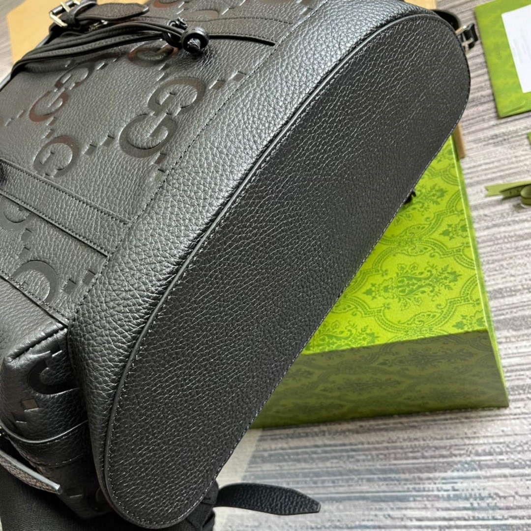 Gucci 625770 Jumbo GG Backpack Black