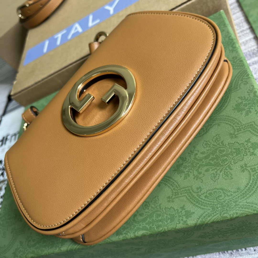 Gucci 724645 Gucci Blondie Mini Shoulder Bag Brown