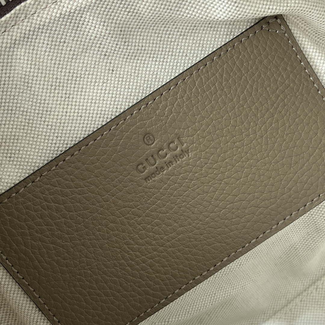Gucci 725292 Jumbo GG Mini Duffle Bag Gray