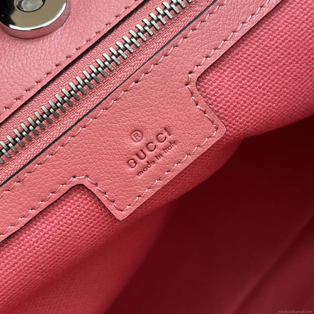 Gucci 751516 Blondie Medium Tote bag in Pink leather