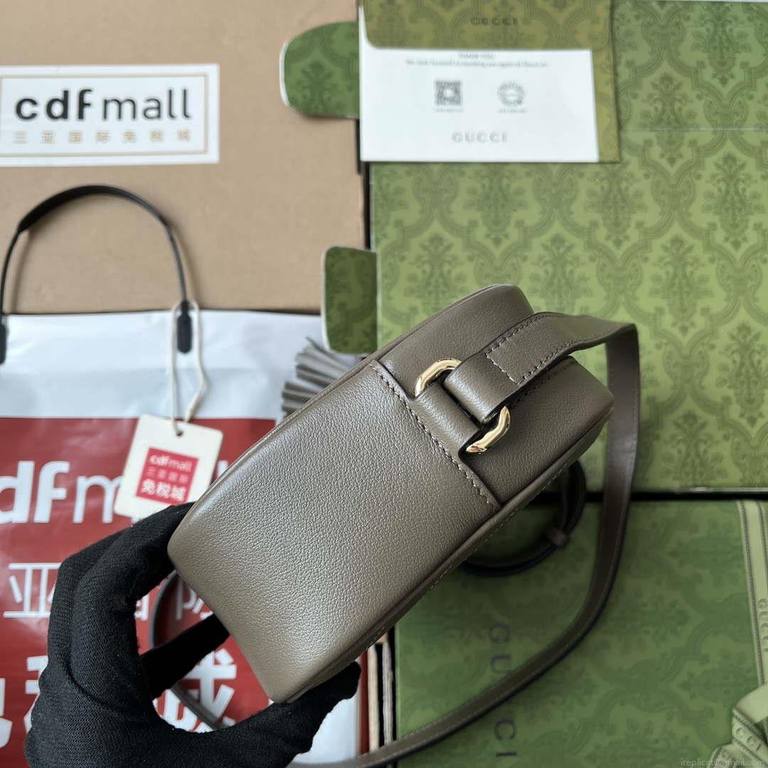 Gucci 742360 Gucci Blondie Small Shoulder Bag Dark Green