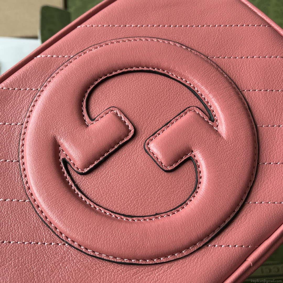 Gucci 742360 Gucci Blondie Small Shoulder Bag Pink