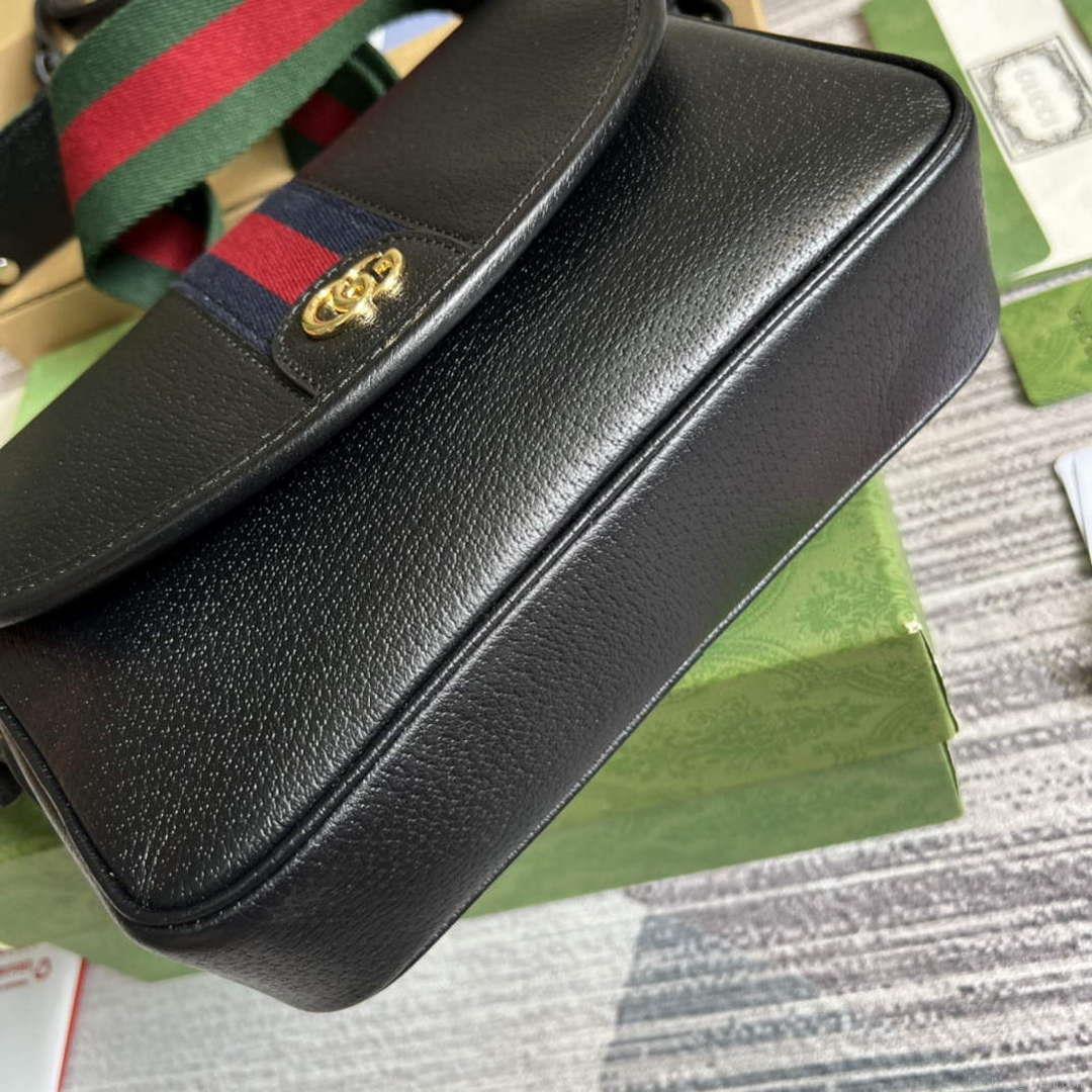 Gucci 722117 Ophidia Mini Gg Shoulder Bag Black