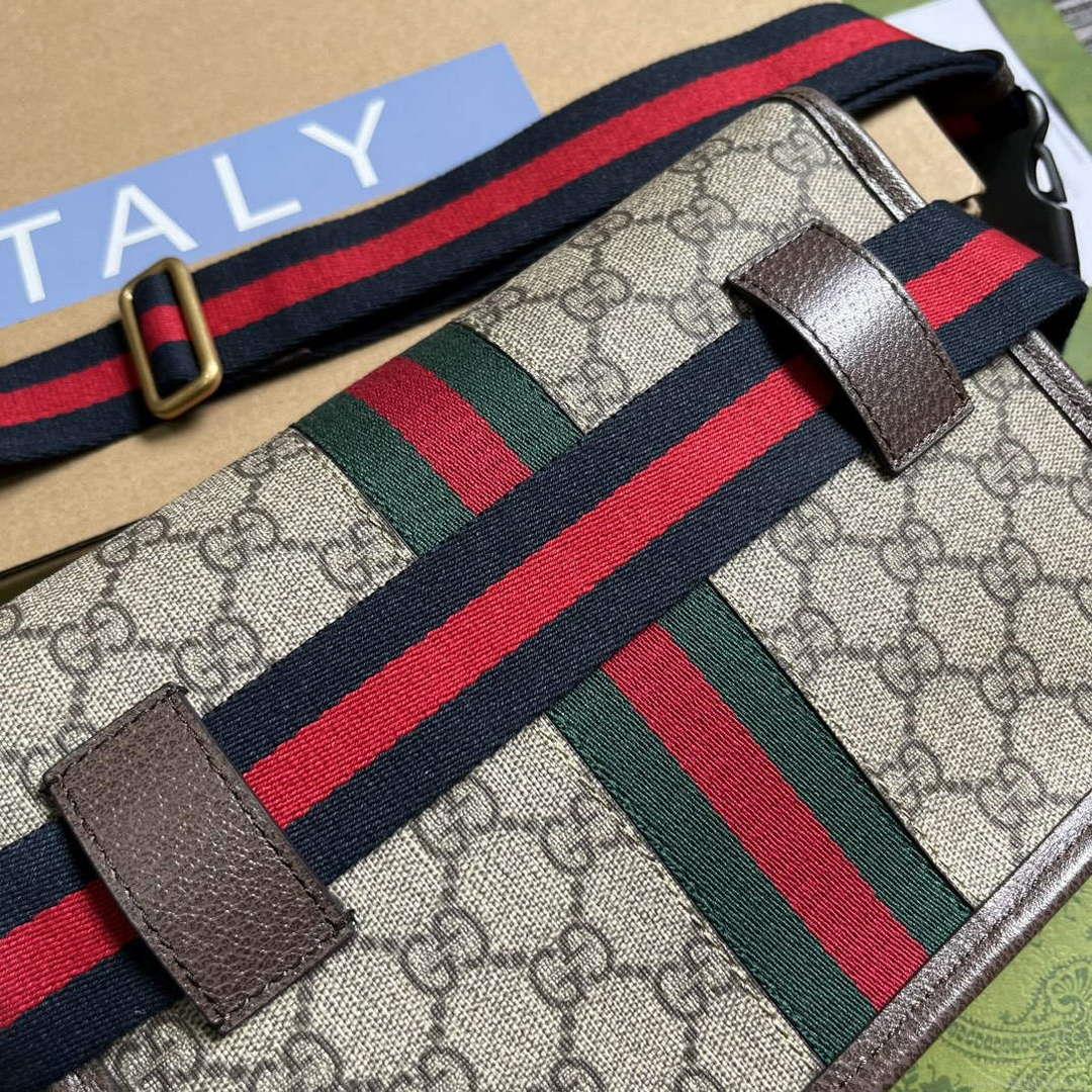 Gucci 752597 Ophidia GG Small Belt Bag Brown