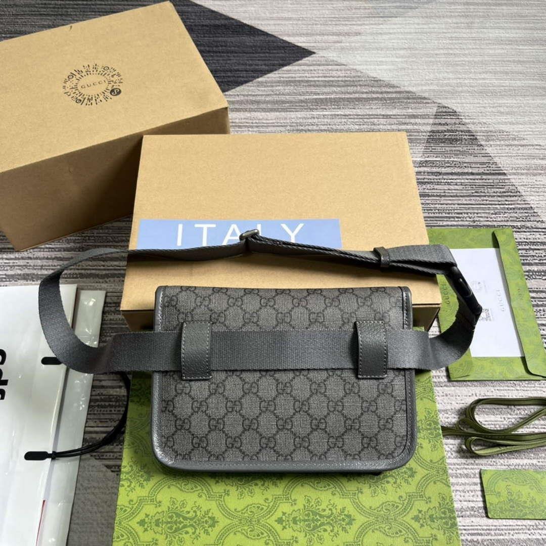 Gucci 752597 Ophidia GG Small Belt Bag Grey